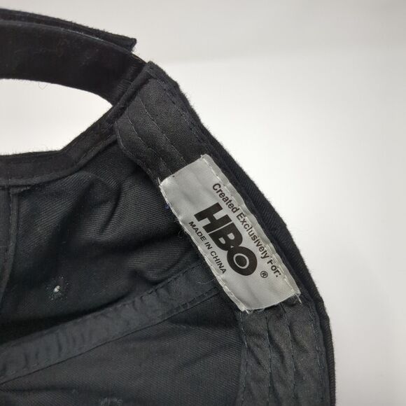 HBO The Wire TV Show Strapback Hat Black OSFA Embroidered Logo - Picture 9 of 9